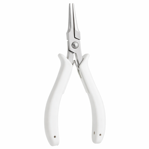 Pince à bec effilé de taille moyenne, en acier inoxydable de haute qualité, outil manuel professionnel léger pour la fabrication de bijoux de précision et la réparation électronique - Product Image 4