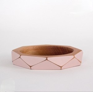 Bracelet en bois tendance en gros avec motif imprimé, bijou décontracté pour fête, cadeau d'anniversaire et de mariage pour fille au meilleur prix - Product Image 2