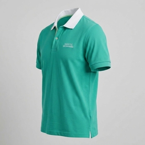 เสื้อโปโลผู้ชายลำลอง ขายดี ดีไซน์ใหม่ รับทำโลโก้ สีพื้น ระบายอากาศได้ดี พร้อมบริการ OEM - Product Image 3