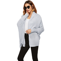 Damen Strukturierter Strickpullover Cardigan mit Knopfleiste 100% Baumwolle Gemütlich Warm Lässig Langarm Modische Oberbekleidung für Herbst Winter