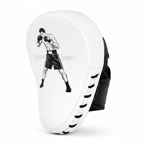 Curved Boxing Kick <b>Pad</b> Handheld Focus <b>Pad</b> MMA <b>Muay</b> <b>Thai</b> Martial Arts Punching Striking Training Gear PU Breathable Elastic - Product Image 5