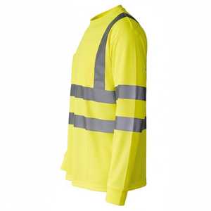 Camisa de Trabajo de Poliéster - Uniforme de Seguridad de Alta Visibilidad en Color Neón - Product Image 3