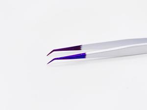 Pinzas de Precisión Profesionales Antiestáticas, Duraderas, de Acero Inoxidable con Recubrimiento Negro Multibrillante para Pestañas (75 unidades) - Product Image 5