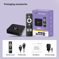 Nuevo Android 9 TV Box, Reproductor Multimedia 4K, OM MAX 5G Quad Core Amlogic S905L2, WiFi 5G, BT4.0, OEM ODM, Set Top Box