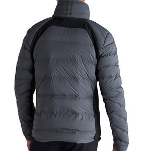 Nuevas Chaquetas Acolchadas Personalizadas de Alta Calidad para Hombre, Ideales para Invierno, con Cierre Frontal, Color Negro, Diseño Personalizado OEM - Product Image 2