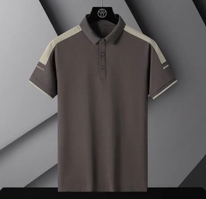 T-shirt Sportif Homme Tricoté Uni à Manches Courtes avec Logo Personnalisé Séchage Rapide en Polyester/Coton – Fournisseur pour Commandes en Gros - Product Image 6