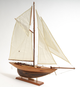 Modelo de velero pequeño Pen Duick hecho a mano, decoración náutica para hotel, oficina, hogar y regalo - Contacto para venta al por mayor - Product Image 2