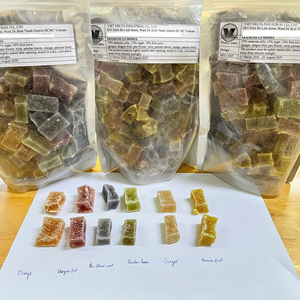 Vietnam Eucheuma Cottonii Seamoss Gummies Candy Supplier 100g 250g Zip <b>Bag</b> Bulk ANGLE - Product Image 1