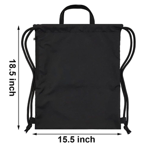 Premium Drawstring Bag Comfortable Lightweight Sports Sack Gym <b>Backpack</b> Supplier Manufacturer - Product Image 2