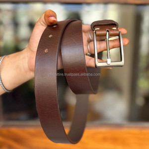 Nouvelle ceinture en cuir véritable personnalisée à la main personnalisée pour hommes en cuir gravé classique décontracté 100% ceintures en cuir pleine fleur - Product Image 4