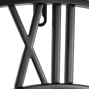 24-Inch Classic Decorative Wall <b>Clock</b> with Roman Numerals Battery Operated <b>Silent</b> Non-Ticking for Living Room Decor - Product Image 3