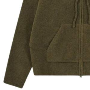 Sudadera con Capucha de Punto con Cierre y Logotipo de Corona, Sudadera Cómoda y Suave para Uso Casual, Perfecta para Hombres y Mujeres - Product Image 3