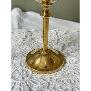 Handmade Brass <b>Goblets</b> Bell Shape Vintage <b>Wine</b> Glasses Gold Rimmed Set Of 2 For Party Occasion - Product Image 6