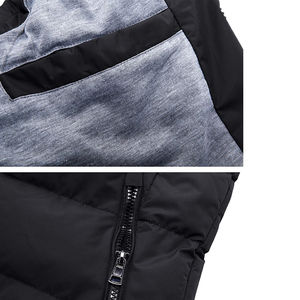 Chaleco Casual de Lona Personalizable para Hombre, Tallas Grandes, Otoño-Invierno, Sin Mangas, con Cremallera, Multibolsillos, Cortavientos - Product Image 6