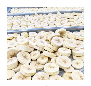Bocaditos de Plátano Liofilizado Crujientes, Snack de Fruta Saludable para Barra de Snacks, Ingrediente para Mezcla de Frutos Secos, Venta al por Mayor y al por Menor, Empaque a Granel - Product Image 1