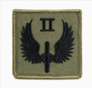 Parche Bordado Olive Winged Wheel Small II DZ, Insignia de Uniforme de Estilo Táctico, Parche Bordado - Product Image 6