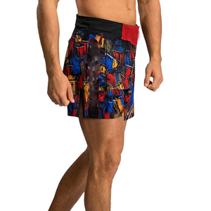 Hot Selling Unisex MMA Shorts Comfortable Casual Workout Wear Unique Styling Fully Customized Solid Pattern Breathable Front - Product Image 5