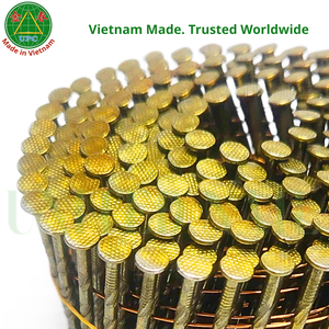 ตะปูเหล็กเคลือบสังกะสี-โครเมตสีเหลือง ยี่ห้อ United Nail ขนาด 2.87 มม. x 70 มม. บรรจุ 5000 ชิ้น สำหรับทำพาเลท - Product Image 5
