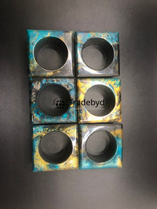 Anillo de Servilleta de Resina Moderno Hecho a Mano, Decoración de Mesa de Comedor, Accesorios Premium para Decoración de Mesa de Boda y Hotel por Tradebyd - Product Image 2