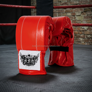 ถุงมือชกมวย Iron Punch IP-603 สำหรับทุกเพศ ทำจากหนังแท้และหนังเทียม บุหนา 4 ชั้น ปิดแบบผูกเชือก บรรจุภัณฑ์แบบกำหนดเองได้ - Product Image 3
