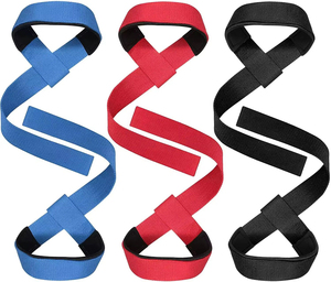 Sangles de musculation en néoprène avec logo personnalisé, réglables, haute élasticité, unisexe, équipement d'entraînement de gym, forme huit - Product Image 5