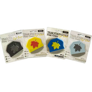Peine para mascotas XH para gatos y perros, peine de metal redondeado para el cuidado del pelaje, peine suave de plástico para pulgas, herramienta curva para eliminar el pelo. - Product Image 3
