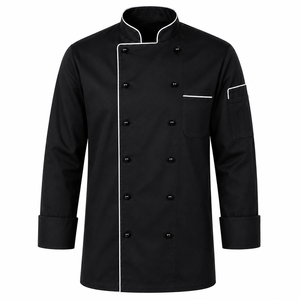Professional Chef <b>Coat</b> Long Sleeve Hospitality Uniform Double Breasted Kitchen Chef Jacket Wholesale - Product Image 1