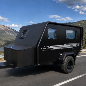 Vente en gros de caravanes de voyage modernes et légères avec cuisine coulissante, capacité de 8 personnes, prix d'usine pour le camping - Product Image 2