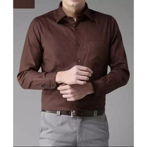 Chemises en coton pour hommes, vente en gros, fabrication professionnelle / Chemises habillées pour hommes, logo personnalisé, teinture unie, les meilleures chemises pour hommes - Product Image 5