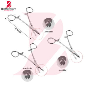 Pinzas para Piercings de Acero Inoxidable Reutilizables, Seguras y Duraderas, con Logotipo Personalizado, Precio al por Mayor, Antideslizantes, Hechas a Medida, 2026 - Product Image 2