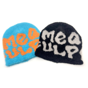 Vente en gros de bonnets d'hiver en laine mérinos avec logo personnalisé bonnet en fourrure de sport entièrement imprimés 100% laine pour scène de plage - Product Image 3