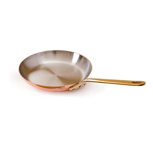 Sartén nórdica de cobre martillado con mango de aleación de zinc, forma redonda, utensilio de cocina duradero para estufas de gas e inducción - Product Image 3