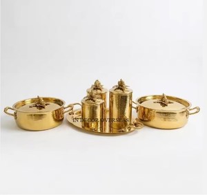 ด้ามจับสีเงินสำหรับหม้อสเตนเลสสตีลชุบทอง ตีขึ้นรูปด้วยมือ สไตล์ยุโรปสุดหรู ยี่ห้อรัฟโฟนี สำหรับเครื่องครัว - Product Image 4