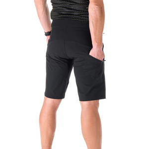 Pantalones Cortos Bermuda de Lona Negros para Hombre, Cintura Alta, Cierre con Cordón, Transpirables, Casuales, con Logotipo Frontal y Bolsillos Tipo Cargo - Product Image 3