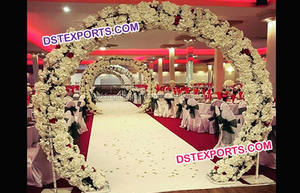 Luxury <b>Wedding</b> Event Entrance Metal Gate <b>Arches</b> Magnificent <b>Wedding</b> Event Metal Entrance Gate New Design Metal <b>Arch</b> Stand - Product Image 3