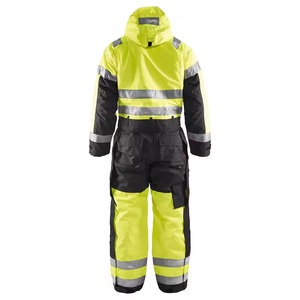 Overol de Trabajo de Alta Visibilidad con Luces LED Reflectantes, Impermeable, Clase 2 ANSI, para Exteriores, Unisex - Product Image 2