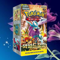 Boîte de boosters de cartes à collectionner Pokémon Wild Force Anime - Version coréenne, en papier imprimé couleur, objet de collection