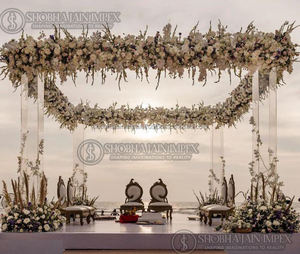 El gran mandap de tela acrílica para bodas - Product Image 4