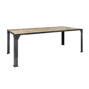 โต๊ะรับประทานอาหารวานดานา นิมบัส เซโนวา ทำจากไม้มะม่วงและโลหะ - Product Image 2