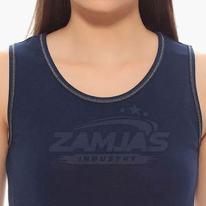 Camisetas sin Mangas para Mujer de Alta Calidad Hechas a Medida, 100% Algodón, Secado Rápido, Transpirables, Estilo Casual, Servicio OEM - Product Image 6