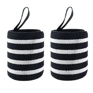 สายรัดข้อมือออกกำลังกายแบบหนา ดีไซน์ล่าสุด รับน้ำหนักได้มาก ปรับขนาดได้ สายรัดข้อมือยกน้ำหนัก กันลื่น สำหรับฟิตเนส - Product Image 6