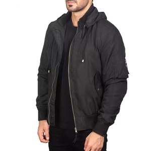 Chaqueta Bomber de Invierno de Diseño Personalizado de Alta Calidad, Precio al por Mayor, Chaquetas Bomber para Hombre, Chaqueta Bomber de Moda de Invierno para Hombre - Product Image 4