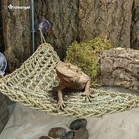Jouets pour oiseaux en filet d'herbe PETLEAD, échelles à grimper pour perroquets, balançoires à mâcher, modèle pour perroquets