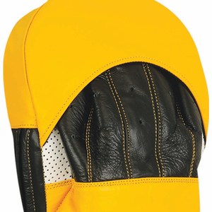 Mitaines de frappe personnalisées en cuir véritable avec logo, courbées pour le crochet et le coup de poing, idéales pour l'entraînement MMA - Product Image 3