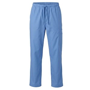 Unisex Medical Scrub Sets Knitted Cotton Polyester Drawstring Elastic Waist Hospital Work Pants with <b>Pocket</b> for Healthcare <b>Staff</b> - Product Image 1