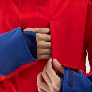 Conjunto de traje de esquí personalizado de 2 piezas para hombre – Chaqueta de esquí alpino con capucha, impermeable y resistente al viento, de 3 capas, y conjunto de pantalones de nieve - Product Image 5