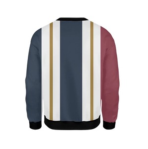 Sweat-shirt pull-over uni pour homme, col rond, coupe classique, tricoté, 100 % polyester, imprimé par sublimation, anti-plis, séchage rapide, idéal pour l'automne - Product Image 2
