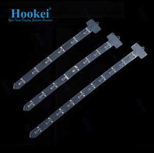 Clips Tiras Colgando Snack Display Merchandising Strip Rack con 12 Clips - Product Image 5