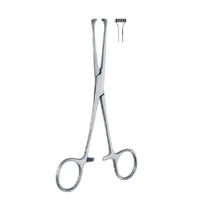 Pinzas Allis para Tejidos Médicos, Pinzas Quirúrgicas de Acero Inoxidable Reutilizables, Instrumento Quirúrgico para Agarrar Tejidos de Forma Segura - Product Image 1