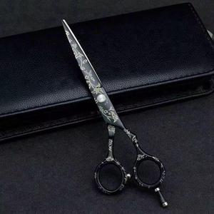 Ciseaux professionnels pour la coupe des cheveux, acier inoxydable 440C, 28 dents, tranchants, pour droitiers, manche moyen, légers, réutilisables, salon - Product Image 3